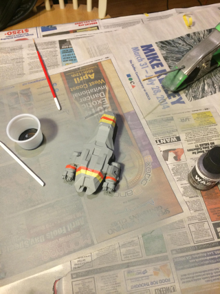 Illustration for article titled You Won't See The Pixels On This 3D-Printed FTL Spaceship